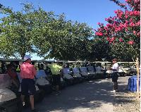 Golf Outing - Dr. Jamison explains the rules